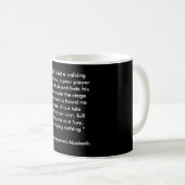 Macbeth de Shakespeare - tasse de café (Devant droit)