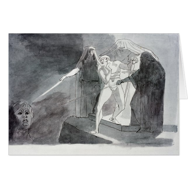 Macbeth et la tête armée (Devant horizontal)