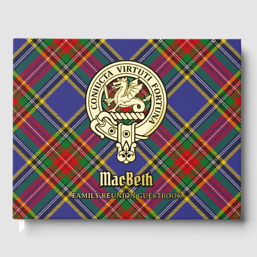 MacBeth Familiereünie Gastenboek (Voorkant)