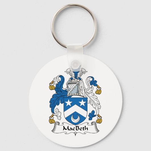 MacBeth Family Crest Sleutelhanger (Voorkant)