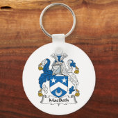 MacBeth Family Crest Sleutelhanger (Voorkant)