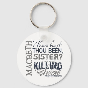 Macbeth Killing Swine Quote Sleutelhanger