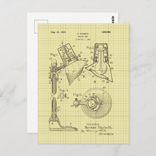 MacBeth-leeslampoctrooi Briefkaart (Voorkant / Achterkant)