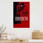 Macbeth Negro Theater 1937 WPA Poster (Keuken)