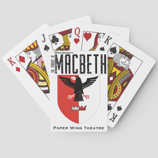 Macbeth - Paper Wing Theatre - Playing Card Speelkaarten (Achterkant)