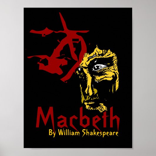 Macbeth Poster Promotionnel Shakespeare Festival (Devant)
