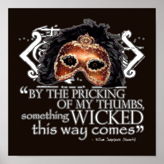 Macbeth Quote Poster (Voorkant)