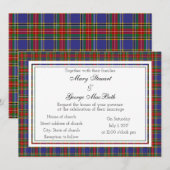 MacBeth Scottish Wedding Invitation Kaart (Voorkant / Achterkant)