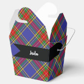 MacBeth Tartan heeft een Schots patroonpatroon Bedankdoosjes (Geopend)