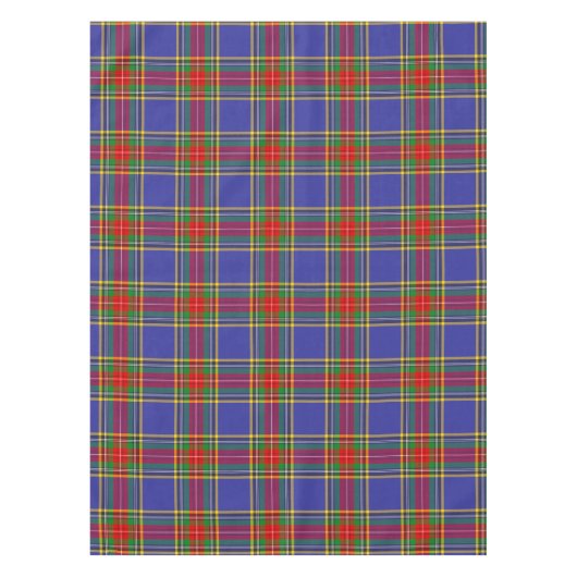 MacBeth Tartan heeft een Schots patroonpatroon Tafelkleed (Voorkant)