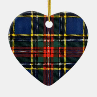 Macbeth Tartan - Monogram Keramisch Ornament