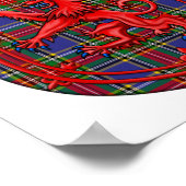 MacBeth Tartan Scottish Play Lion Rampant Poster (Hoek)