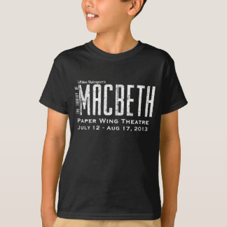 Macbeth - théâtre de papier d'aile - le T-shirt de