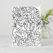 Macbeth "Three Witches" Notecards Bedankkaart (Staand voorkant)