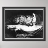 Macbeth Three Witches Quote Poster (Voorkant)