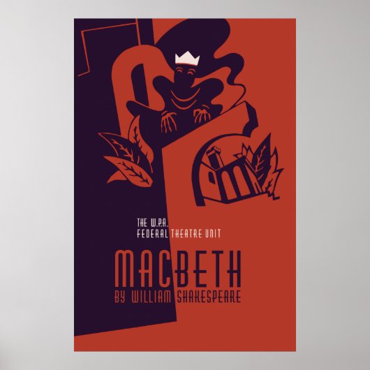 MacBeth William Shakespeare Poster (Voorkant)