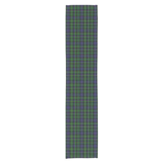 MacBride Clan Tartan Pset Table Runner Korte Tafelloper (Voorkant)