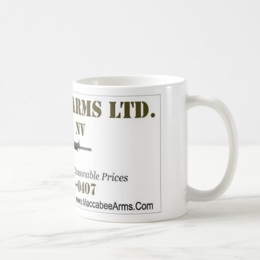 MACCABEE ARME LA TASSE DE CAFÉ (Droite)