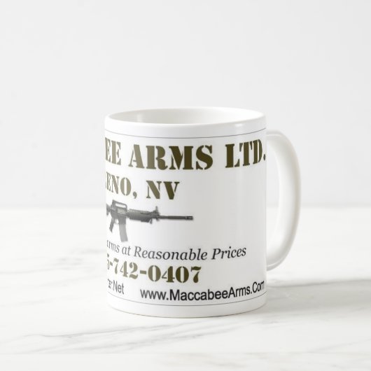 MACCABEE ARMS COFFEE MOK (Voorkant rechts)