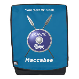 Maccabee Schild En Speren Rugtassen