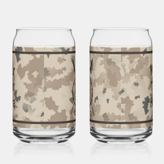 Maccabee Shield and Spears Desert Blikvorm Glas (Rechts)