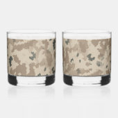 Maccabee Shield and Spears Desert Whisky Glas (Links)