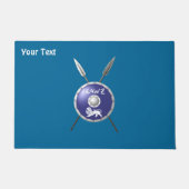 Maccabee Shield and Spears Deurmat (Voorkant)