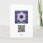 Maccabee Shield and Spears Feestdagen Kaart (Achterkant)