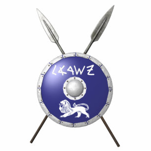 Maccabee Shield and Spears Fotobeeldje Magneet