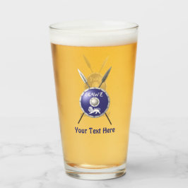 Maccabee Shield and Spears Glas