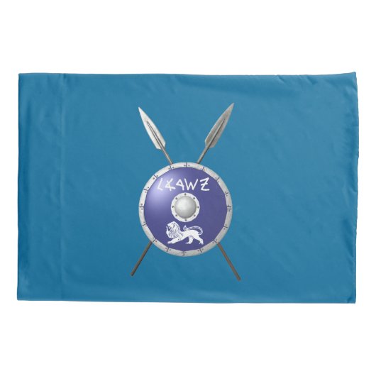 Maccabee Shield and Spears Kussensloop (Achterkant)