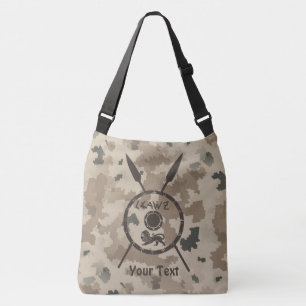 Maccabee Shield and Spears - woestijn Crossbody Tas