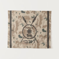 Maccabee Shield and Spears - woestijn