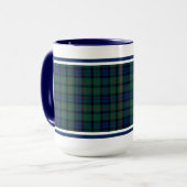 MacCallum Clan Tartan Mok (Voorkant links)