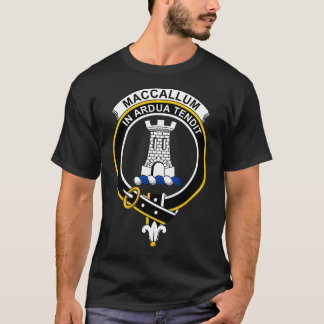MacCallum Crest Tartan Clan Scottish Clan T-shirt