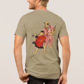 Maccaronin Scroll Warriors IV Tri-Blend Shirt (Achterkant)