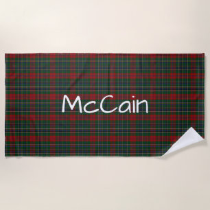 MacClain McLean Tartan Schotlandse Plaid Strandhan Strandlaken