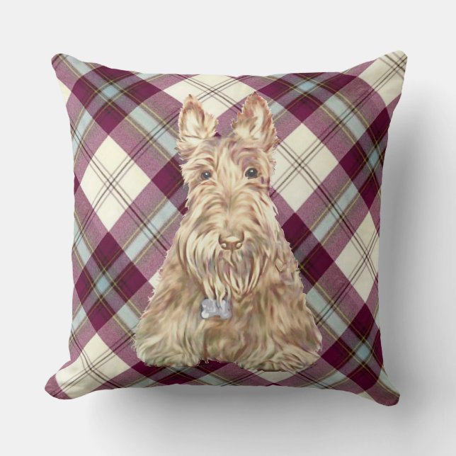MacClean Tartan Scottie Kussen (Voorkant)