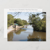 Macclesfield Canal Higher Poynton Cheshire Briefkaart (Voorkant / Achterkant)