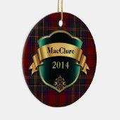MacClure Tartan Aangepast ornament (Rechts)