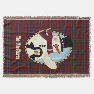 MacClure Tartan Holiday Pset Blanket Deken