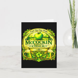 Maccockin cider grappige St. Patrick's dag  Kaart