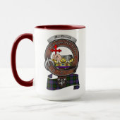 MacDonald Clan Badge Combo 15o Mug (Gauche)
