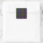 MacDonald Clan Tartan Vierkante Sticker (Tas)