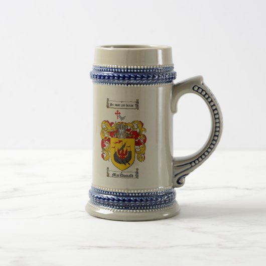 MacDonald Coat of Arms Stein / MacDonald Stein Bierpul (Rechts)
