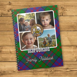 MacDonald Familie Fotocollage Notitieboek