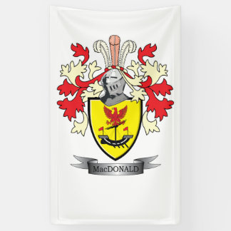 MacDonald Family Crest Coat of Arms Spandoek