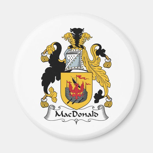 MacDonald Family Crest Magneet (Voorkant)