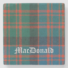 MacDonald, MacDonald Scottish Tartan, MacDonald Stenen Onderzetter