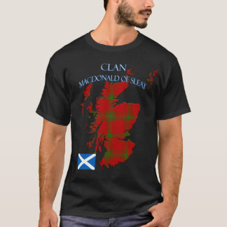 MacDonald of Sleat Scottish Clan Tartan Scotland T-shirt
